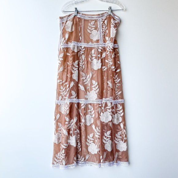 For Love & Lemons Emelia Top & Maxi Skirt Boho Set - Picture 13 of 16